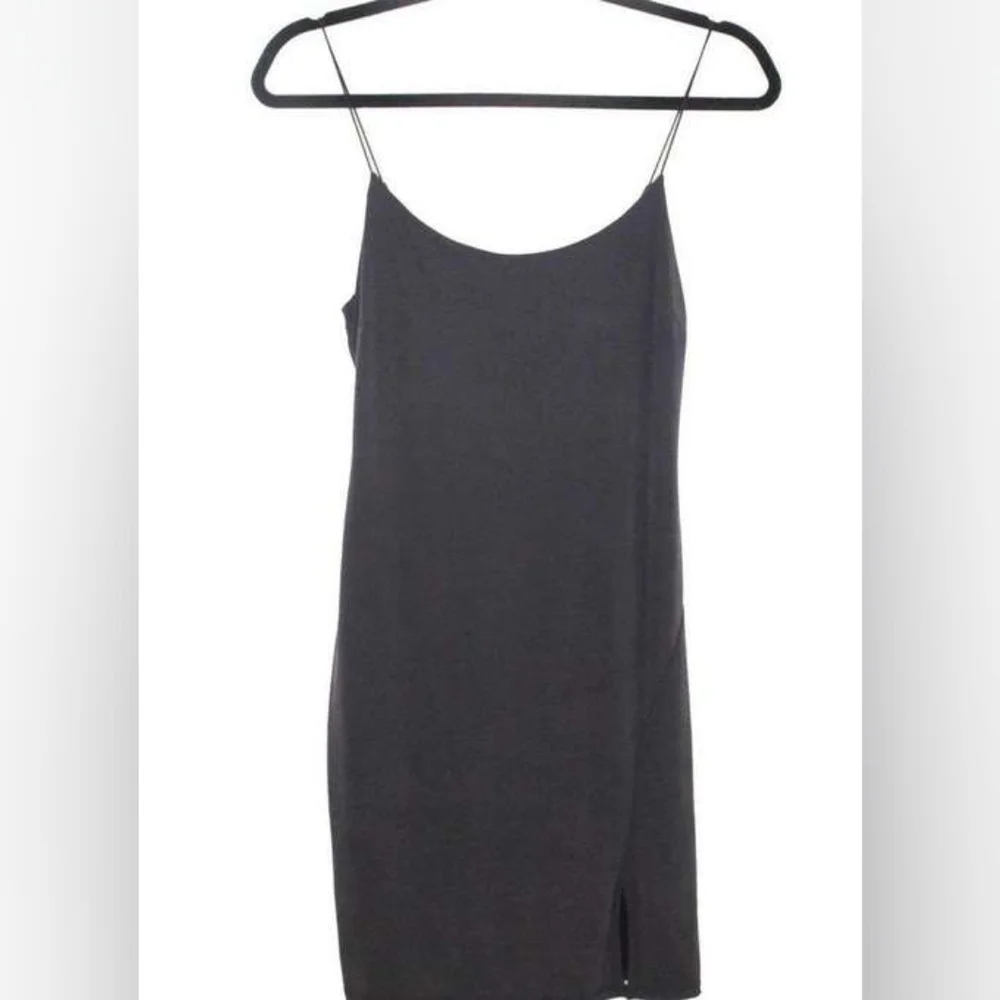Urban Outfitters - Strappy Soho Cupro Bodycon Mini Dress | Size Medium, Black - Picture 10 of 15